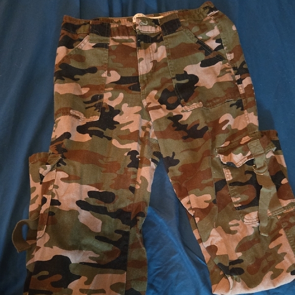 Tinseltown Denim - Tinseltown Camouflage Cargo Pants